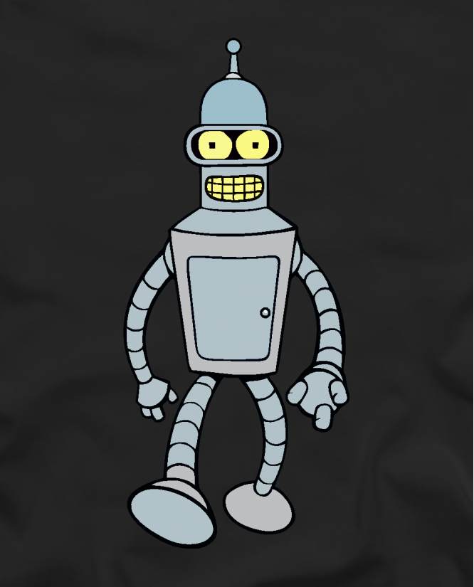 Marškinėliai futurama Bender